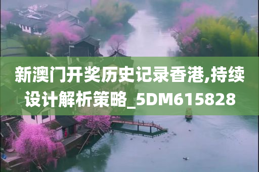 新澳门开奖历史记录香港,持续设计解析策略_5DM615828