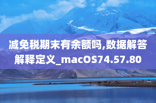 减免税期末有余额吗,数据解答解释定义_macOS74.57.80