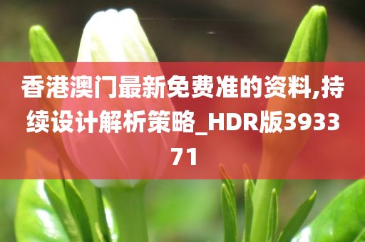 香港澳门最新免费准的资料,持续设计解析策略_HDR版393371