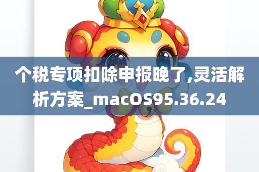 个税专项扣除申报晚了,灵活解析方案_macOS95.36.24