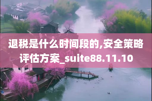 退税是什么时间段的,安全策略评估方案_suite88.11.10