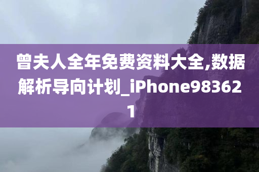 曾夫人全年免费资料大全,数据解析导向计划_iPhone983621