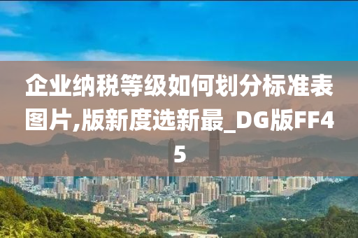 企业纳税等级如何划分标准表图片,版新度选新最_DG版FF45