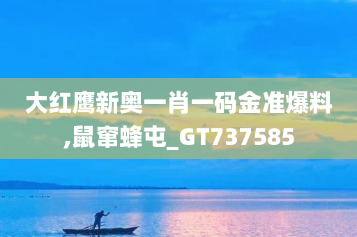 大红鹰新奥一肖一码金准爆料,鼠窜蜂屯_GT737585