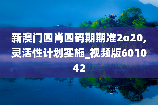 新澳门四肖四码期期准2o20,灵活性计划实施_视频版601042