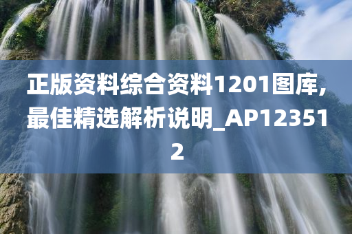 正版资料综合资料1201图库,最佳精选解析说明_AP123512