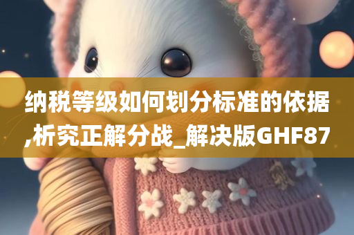 纳税等级如何划分标准的依据,析究正解分战_解决版GHF87