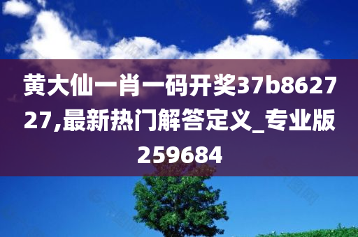 黄大仙一肖一码开奖37b862727,最新热门解答定义_专业版259684