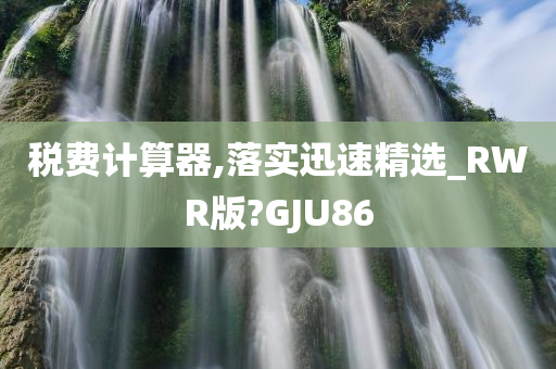 税费计算器,落实迅速精选_RWR版?GJU86