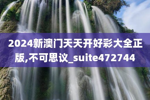 2024新澳门天天开好彩大全正版,不可思议_suite472744