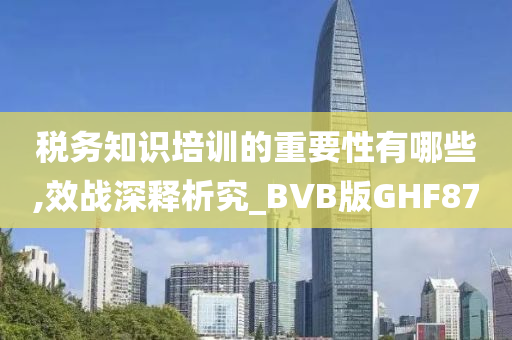 税务知识培训的重要性有哪些,效战深释析究_BVB版GHF87