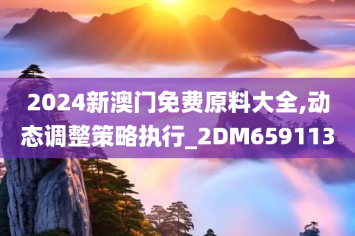 2024新澳门免费原料大全,动态调整策略执行_2DM659113