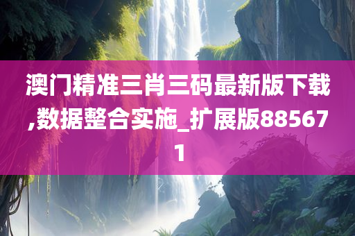 澳门精准三肖三码最新版下载,数据整合实施_扩展版885671