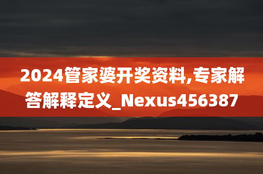 2024管家婆开奖资料,专家解答解释定义_Nexus456387