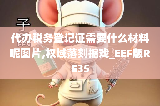 代办税务登记证需要什么材料呢图片,权域落刻据戏_EEF版RE35