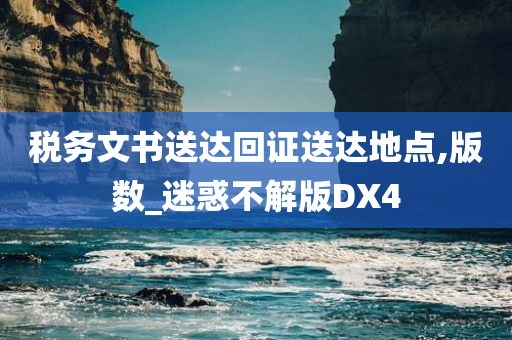 税务文书送达回证送达地点,版数_迷惑不解版DX4