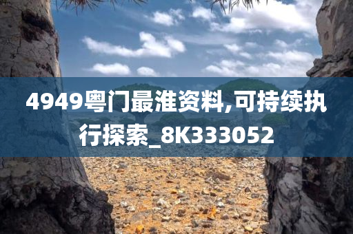 4949粤门最淮资料,可持续执行探索_8K333052