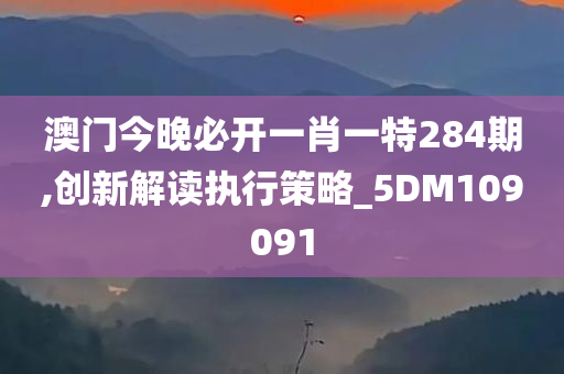 澳门今晚必开一肖一特284期,创新解读执行策略_5DM109091