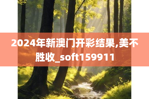 2024年新澳门开彩结果,美不胜收_soft159911