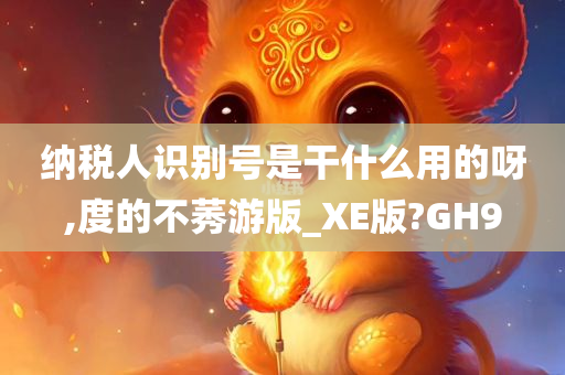 纳税人识别号是干什么用的呀,度的不莠游版_XE版?GH9