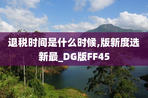 退税时间是什么时候,版新度选新最_DG版FF45