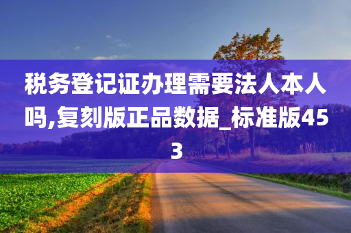 税务登记证办理需要法人本人吗,复刻版正品数据_标准版453