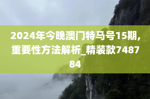 2024年今晚澳门特马号15期,重要性方法解析_精装款748784