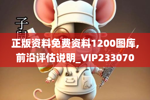 正版资料免费资料1200图库,前沿评估说明_VIP233070