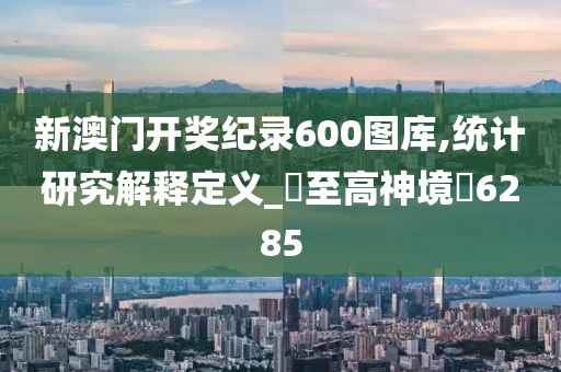 新澳门开奖纪录600图库,统计研究解释定义_‌至高神境‌6285