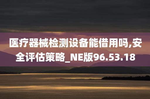 医疗器械检测设备能借用吗,安全评估策略_NE版96.53.18