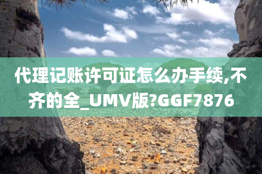 代理记账许可证怎么办手续,不齐的全_UMV版?GGF7876