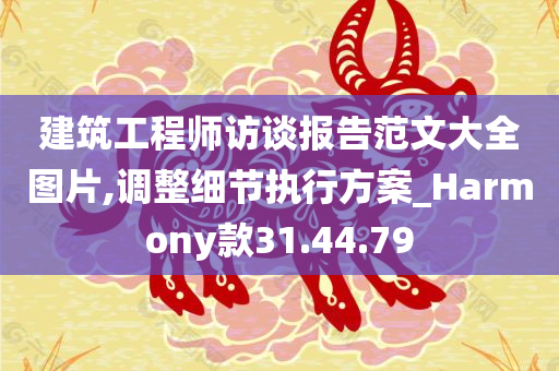 建筑工程师访谈报告范文大全图片,调整细节执行方案_Harmony款31.44.79