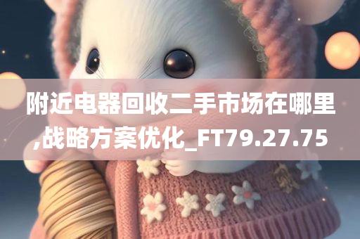 附近电器回收二手市场在哪里,战略方案优化_FT79.27.75