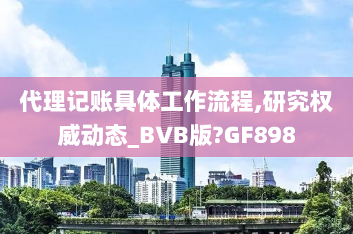 代理记账具体工作流程,研究权威动态_BVB版?GF898