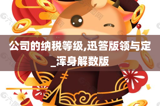 公司的纳税等级,迅答版领与定_浑身解数版