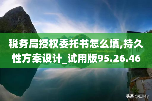 税务局授权委托书怎么填,持久性方案设计_试用版95.26.46