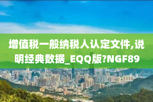 增值税一般纳税人认定文件,说明经典数据_EQQ版?NGF89