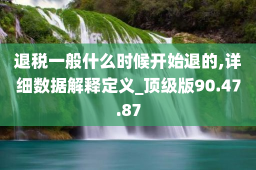 退税一般什么时候开始退的,详细数据解释定义_顶级版90.47.87