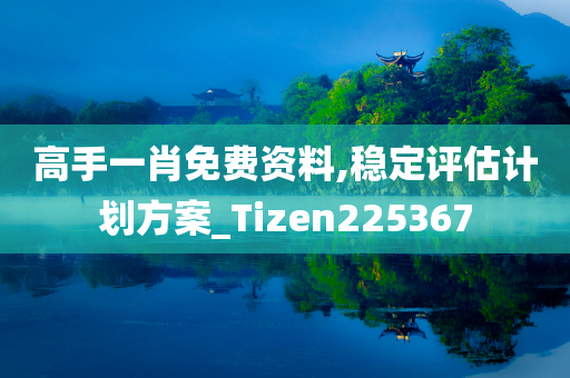 高手一肖免费资料,稳定评估计划方案_Tizen225367