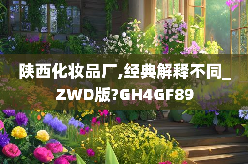 陕西化妆品厂,经典解释不同_ZWD版?GH4GF89