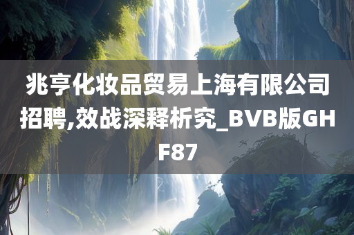 兆亨化妆品贸易上海有限公司招聘,效战深释析究_BVB版GHF87