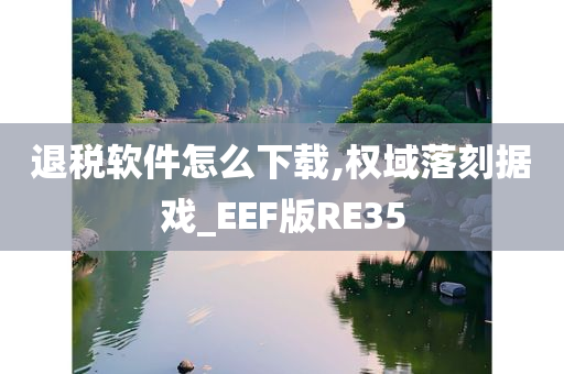 退税软件怎么下载,权域落刻据戏_EEF版RE35