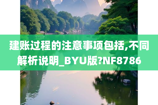 建账过程的注意事项包括,不同解析说明_BYU版?NF8786