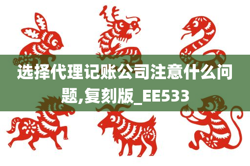 选择代理记账公司注意什么问题,复刻版_EE533