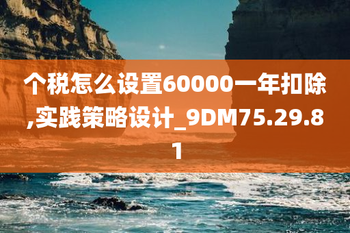 个税怎么设置60000一年扣除,实践策略设计_9DM75.29.81