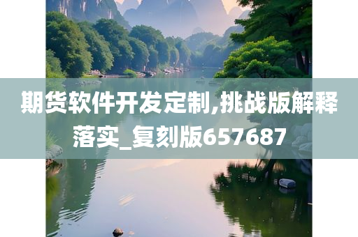 期货软件开发定制,挑战版解释落实_复刻版657687