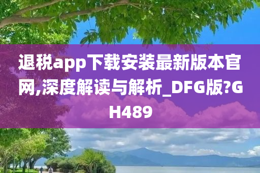 退税app下载安装最新版本官网,深度解读与解析_DFG版?GH489