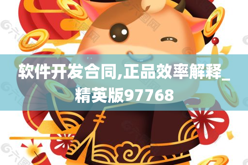 软件开发合同,正品效率解释_精英版97768