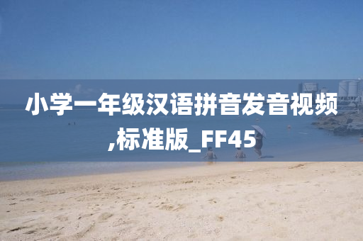 小学一年级汉语拼音发音视频,标准版_FF45