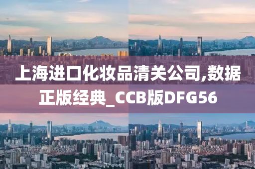 上海进口化妆品清关公司,数据正版经典_CCB版DFG56